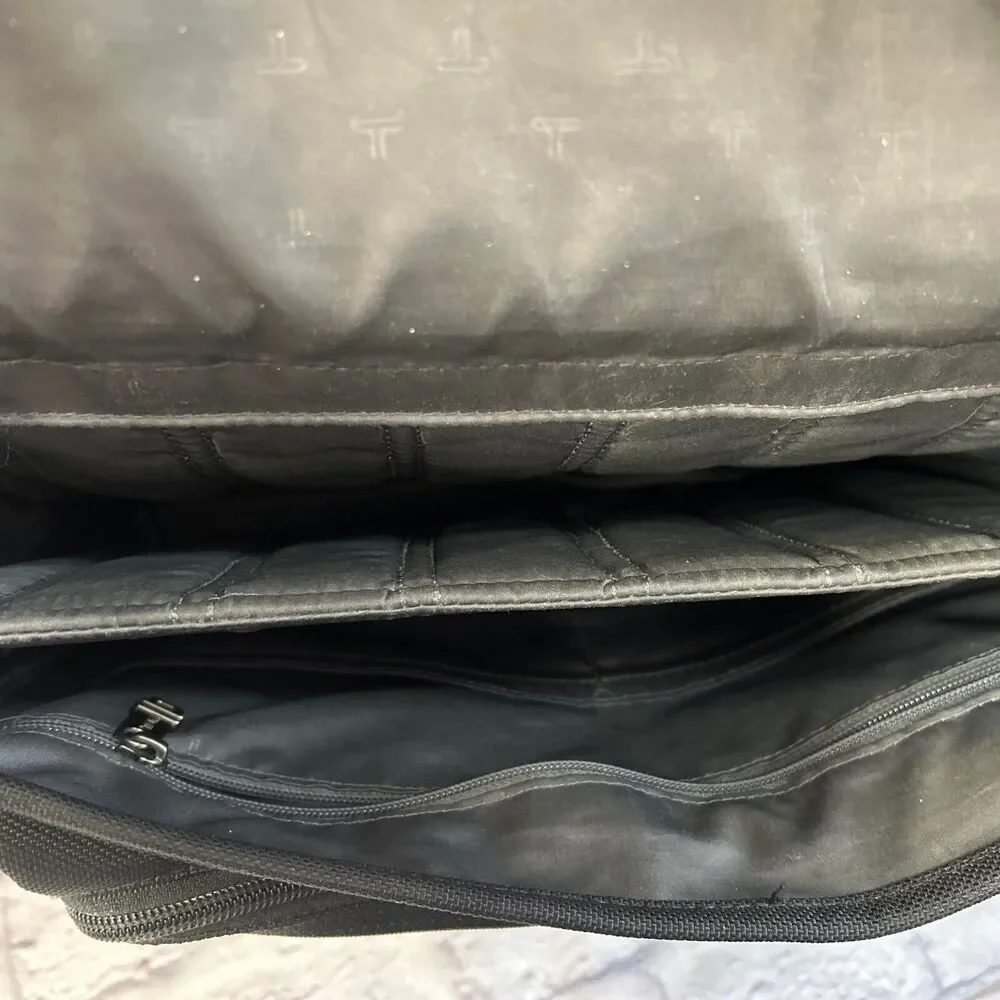 Tumi FXT Ballistic Nylon Slim Expandable Computer Flap Briefcase Black #26192D4
